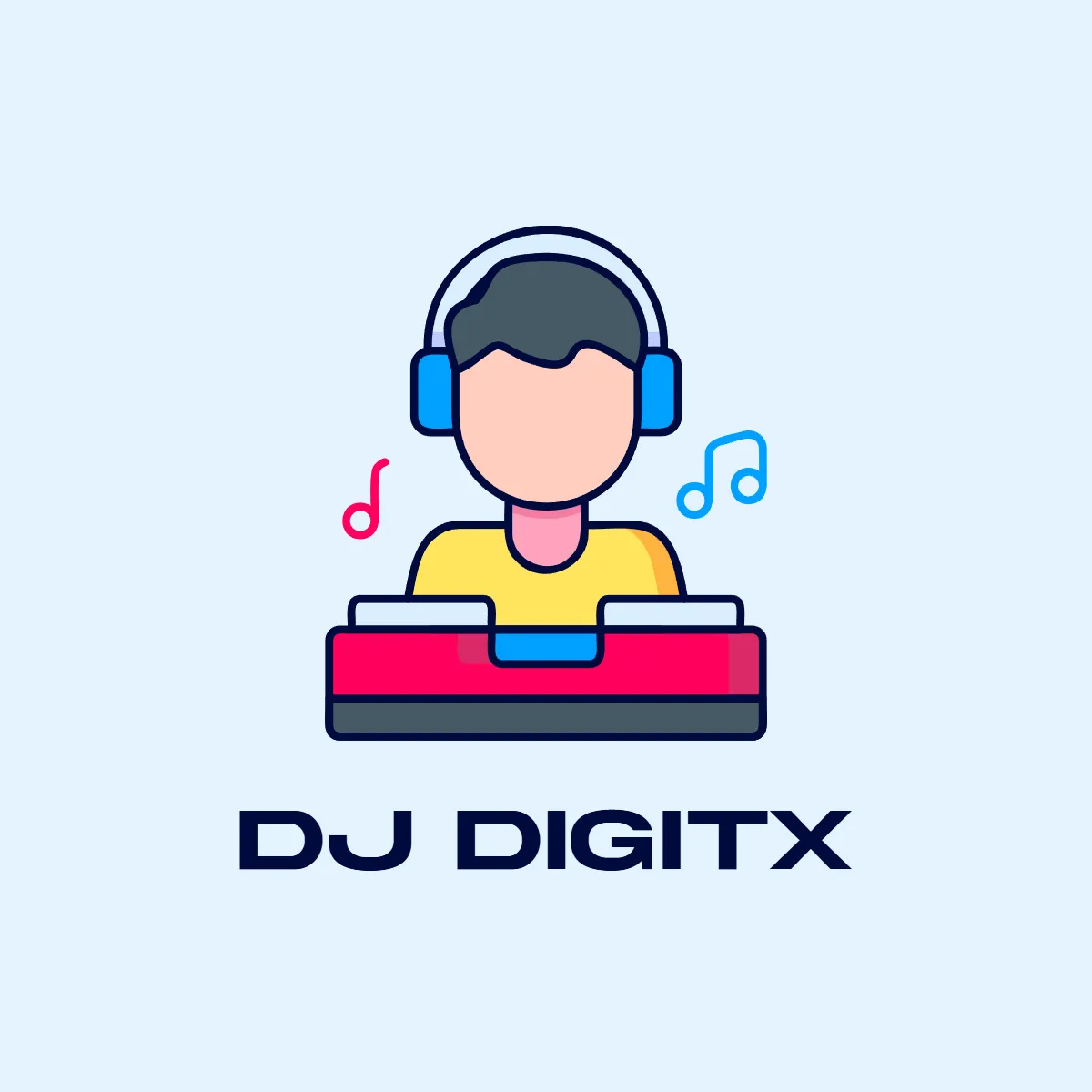 Free Digital DJ Logo Template to Edit Online