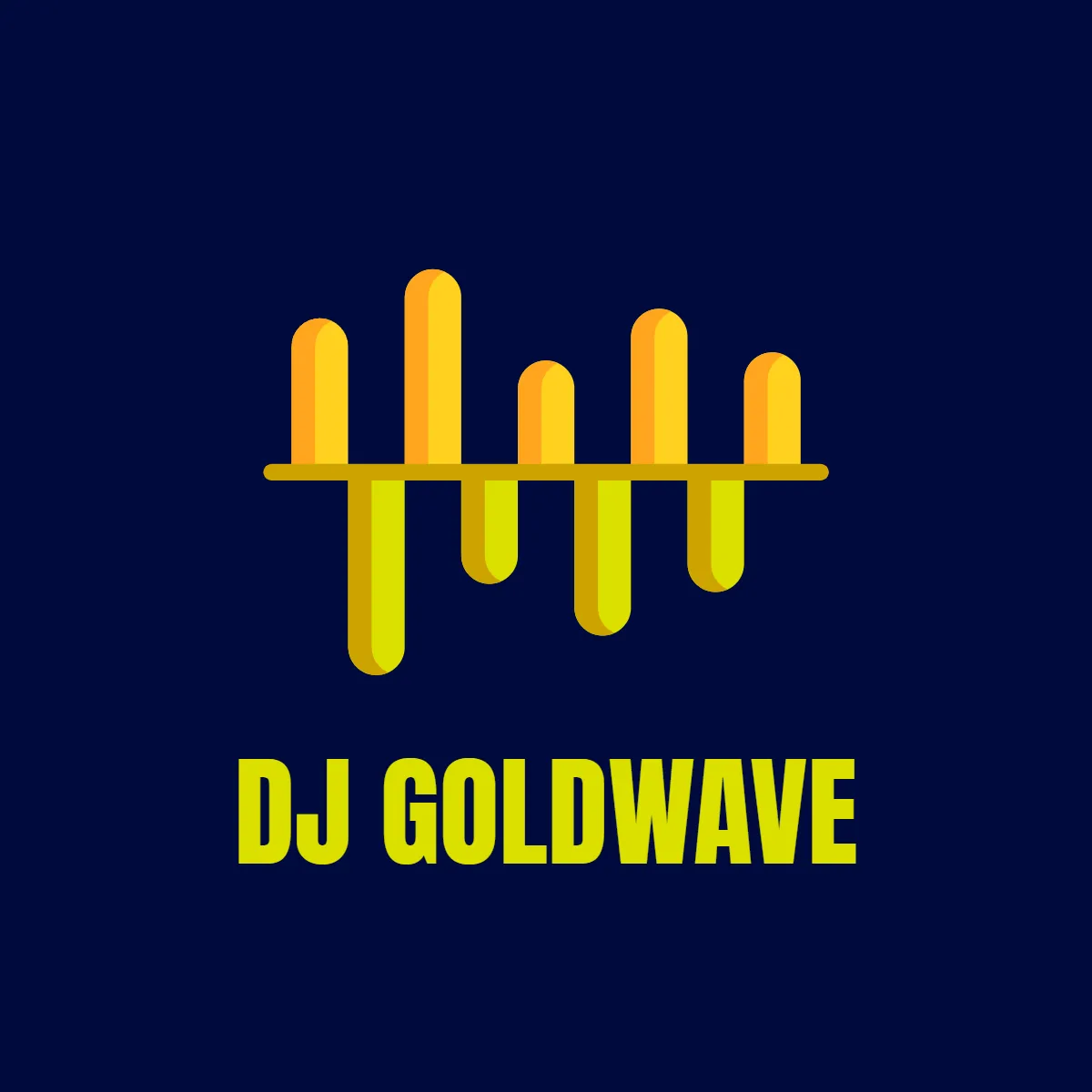 Free Gold Wave DJ Logo to Edit Online Free Gold Wave DJ Logo to Edit Online