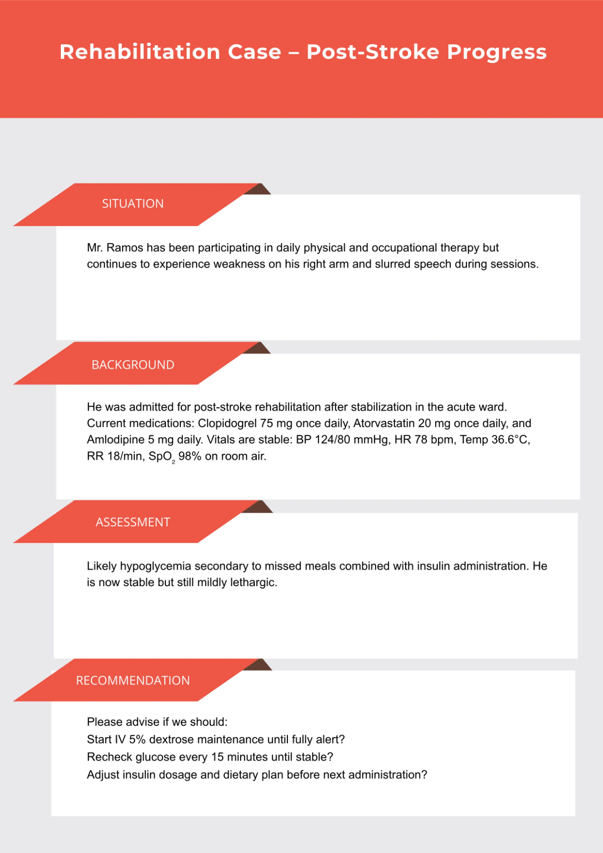 Free Design SBAR Template to Edit Online