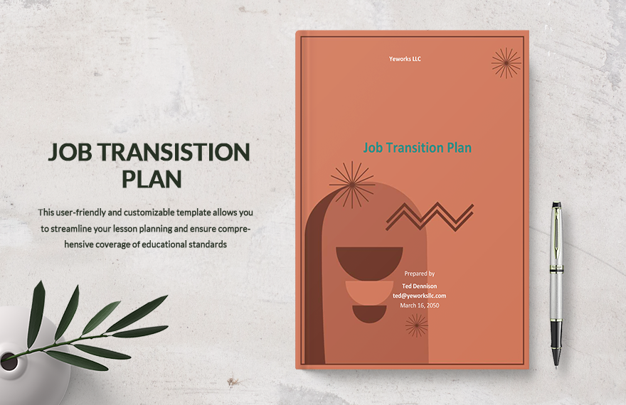 Job Transition Plan Template in Word, Google Docs, PDF, Apple Pages