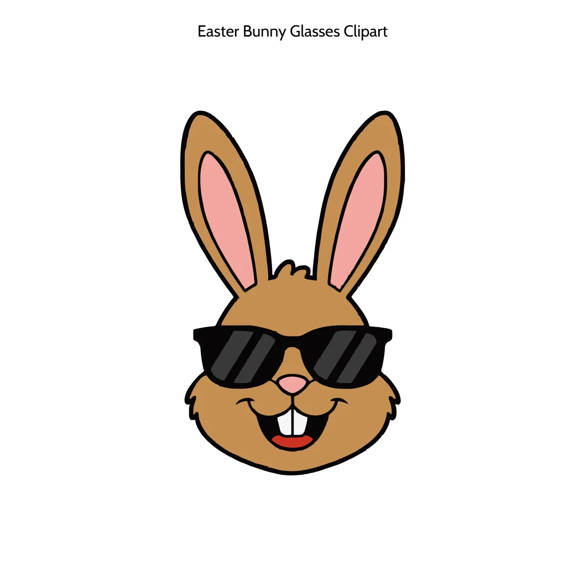 Free Easter Bunny Glasses Clipart Template to Edit Online Free Easter Bunny Glasses Clipart Template to Edit Online