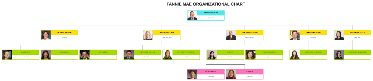Free Fannie Mae Organizational Chart to Edit Online