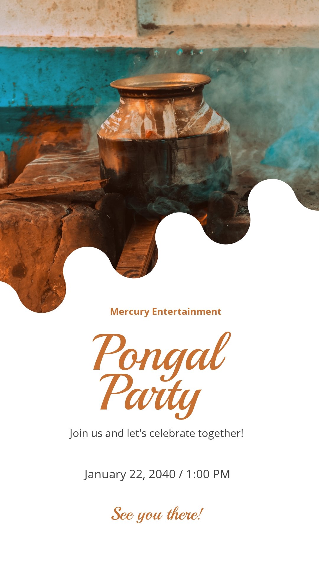 Pongal Event Snapchat Geofilter Template