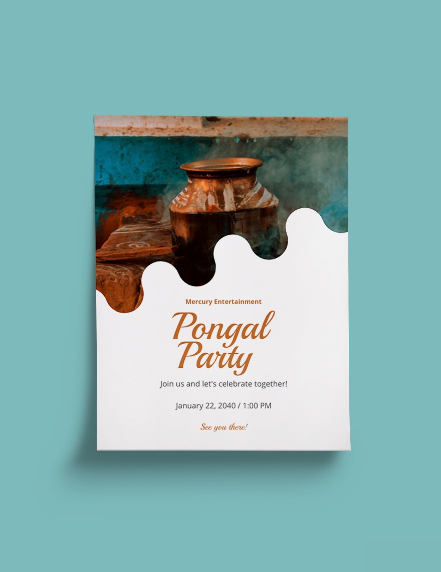 Pongal Event Flyer Template