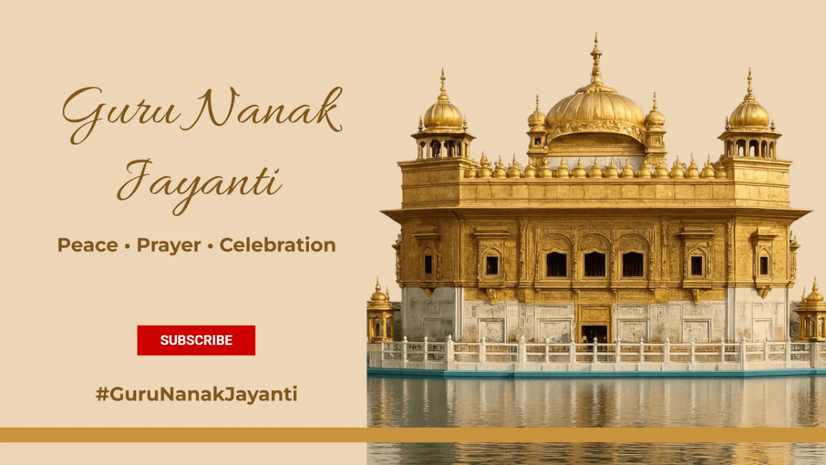 Free Beautiful Golden Temple Youtube Banner Template to Edit Online
