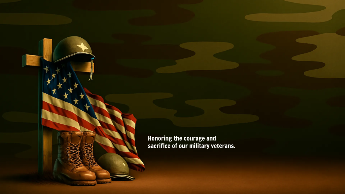 Free Military Veterans' Day Background Template to Edit Online