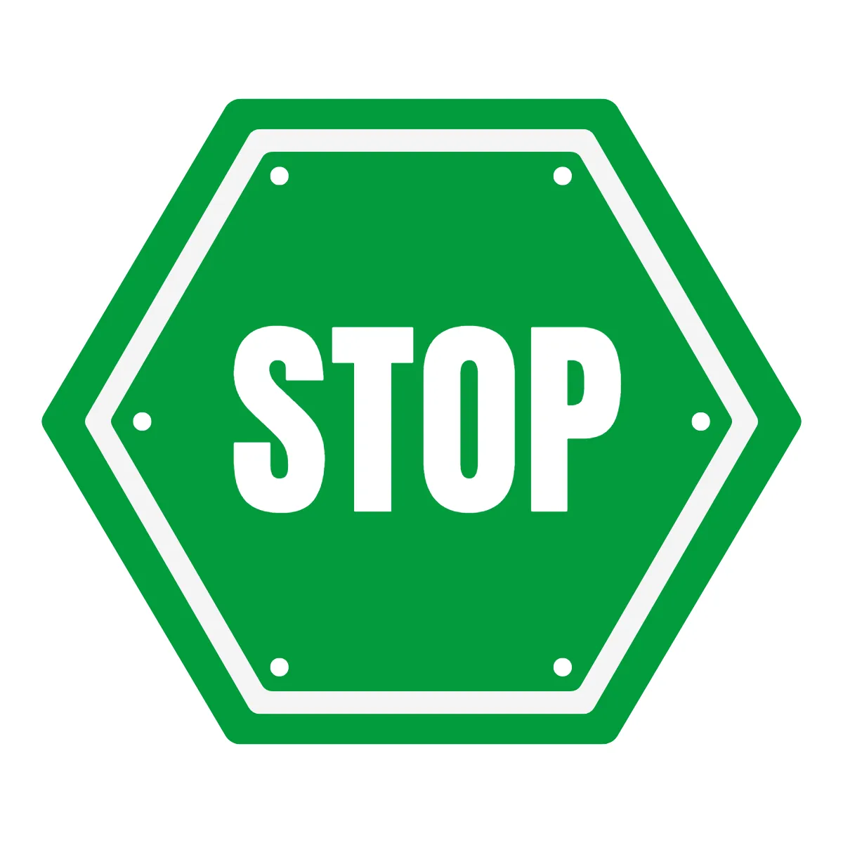 Free Green Stop Sign Template to Edit Online