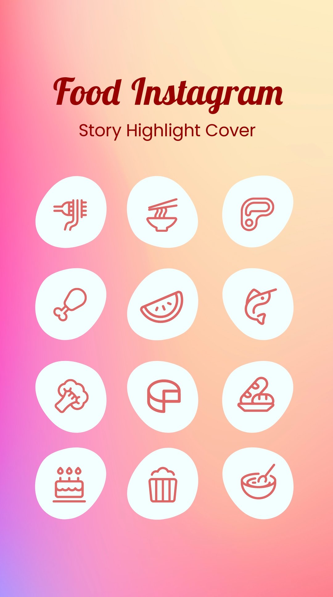 18+ FREE Instagram Story Highlight Cover Templates, Ideas 2021 ...