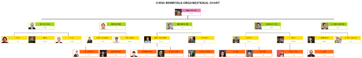 Free China Minmetals Organizational Chart to Edit Online
