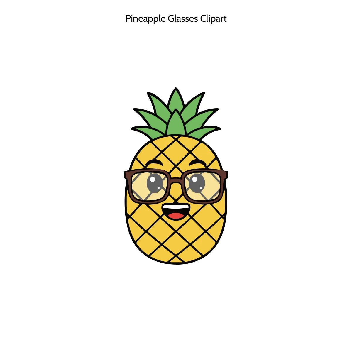Free Pineapple With Glasses Vector Clipart (PNG, SVG) to Edit Online Free Pineapple With Glasses Vector Clipart (PNG, SVG) to Edit Online