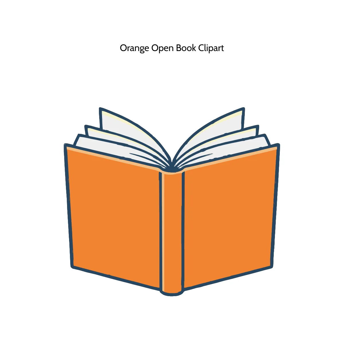 Free Orange Open Book Clipart Template to Edit Online Free Orange Open Book Clipart Template to Edit Online