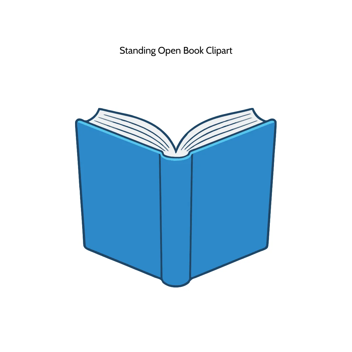 Free Standing Open Book Clipart Template to Edit Online Free Standing Open Book Clipart Template to Edit Online
