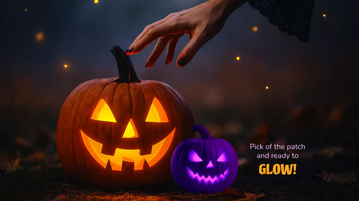 Free Pumpkin Halloween Desktop Wallpaper Template to Edit Online