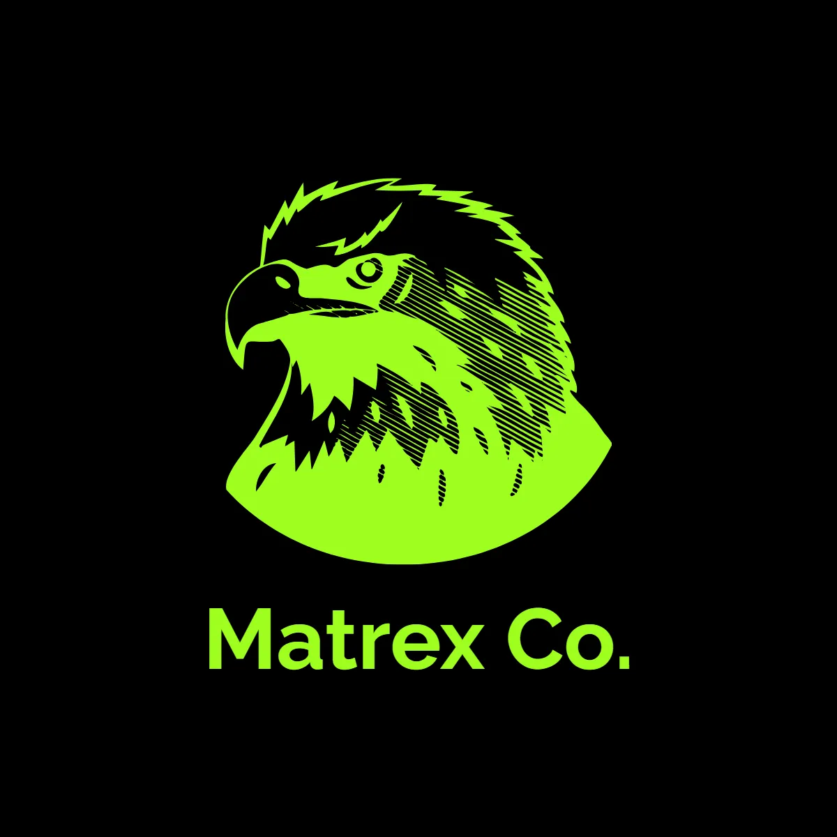 Free Matrix Eagle Logo to Edit Online