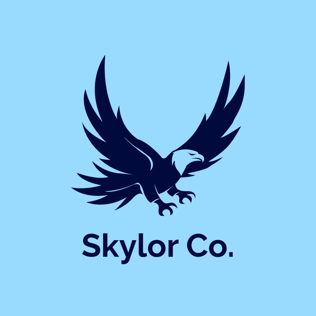Free Skyline Eagle Logo to Edit Online