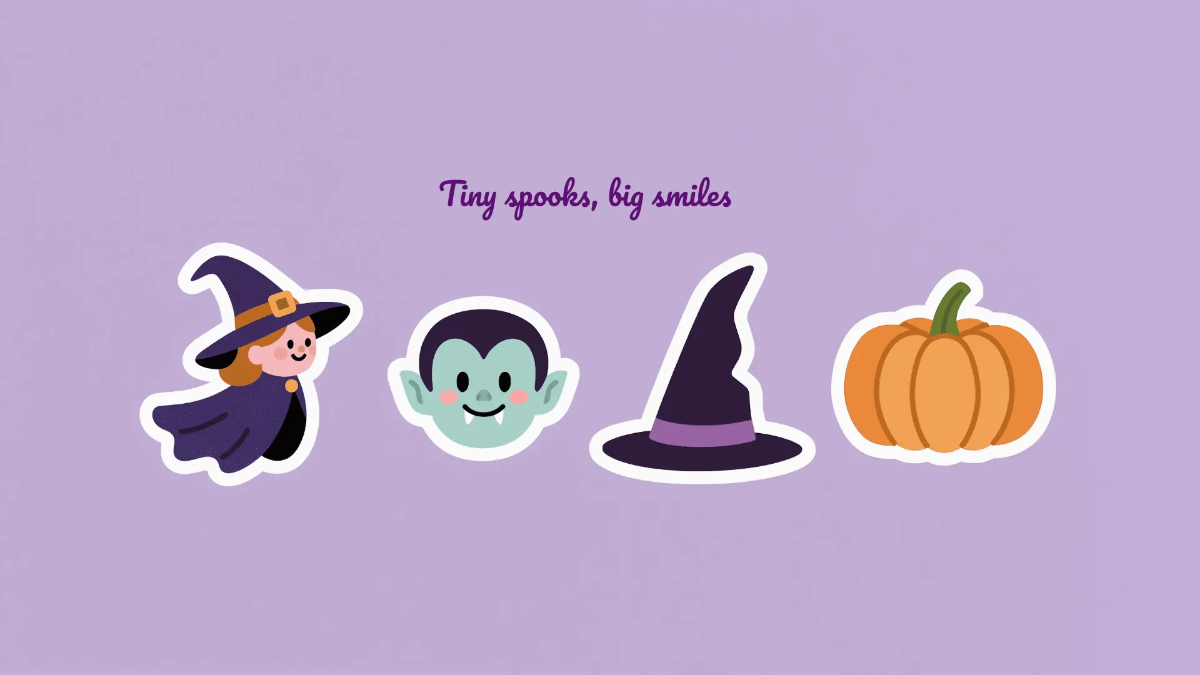Free Minimalist Halloween Desktop Wallpaper Template to Edit Online