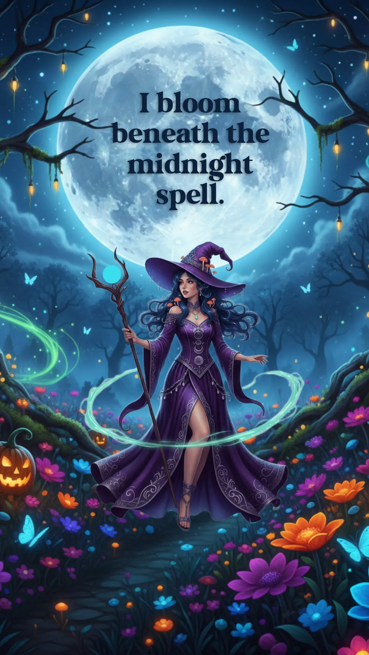 Free Halloween Wallpaper Witch Quote Template to Edit Online Free Halloween Wallpaper Witch Quote Template to Edit Online