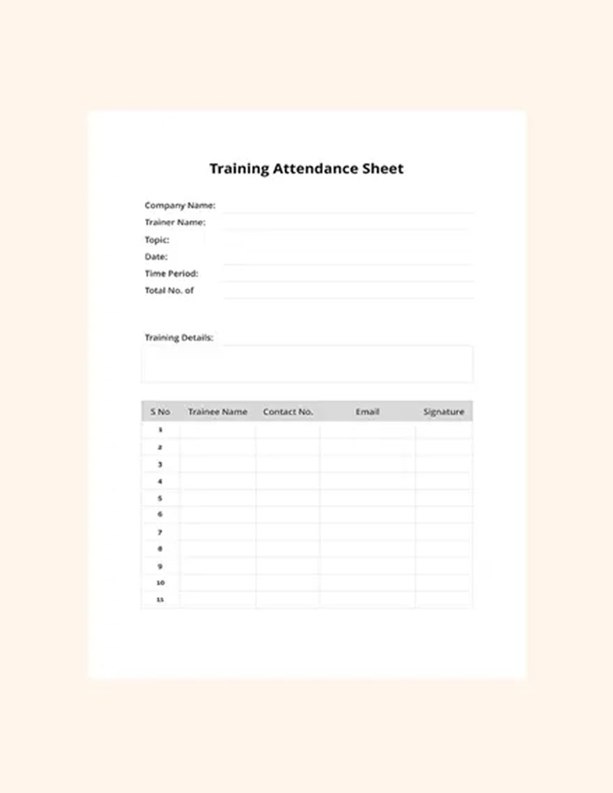 training-attendance-sheet