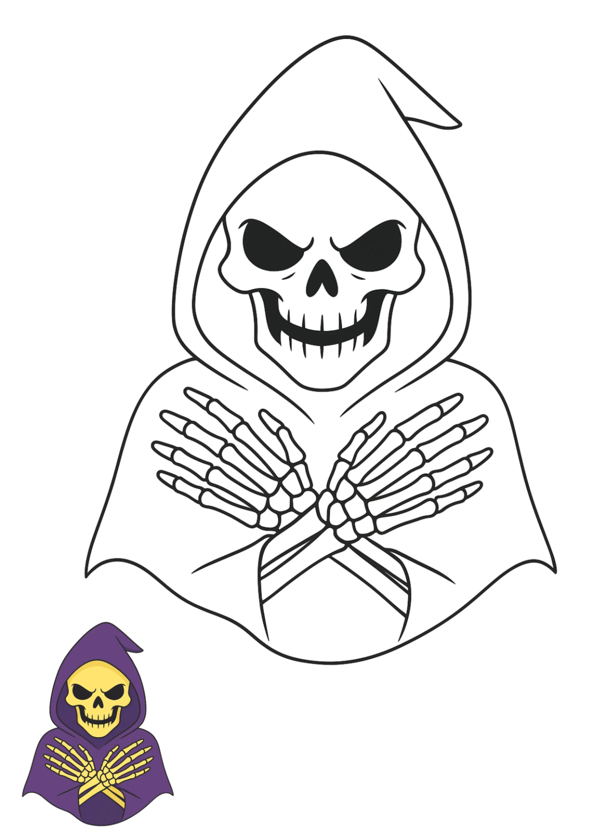 Free Scary Halloween Color Page Design Template to Edit Online Free Scary Halloween Color Page Design Template to Edit Online