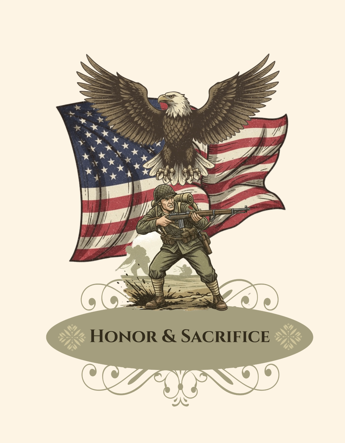 Free Vintage Veterans' Day Template to Edit Online Free Vintage Veterans' Day Template to Edit Online