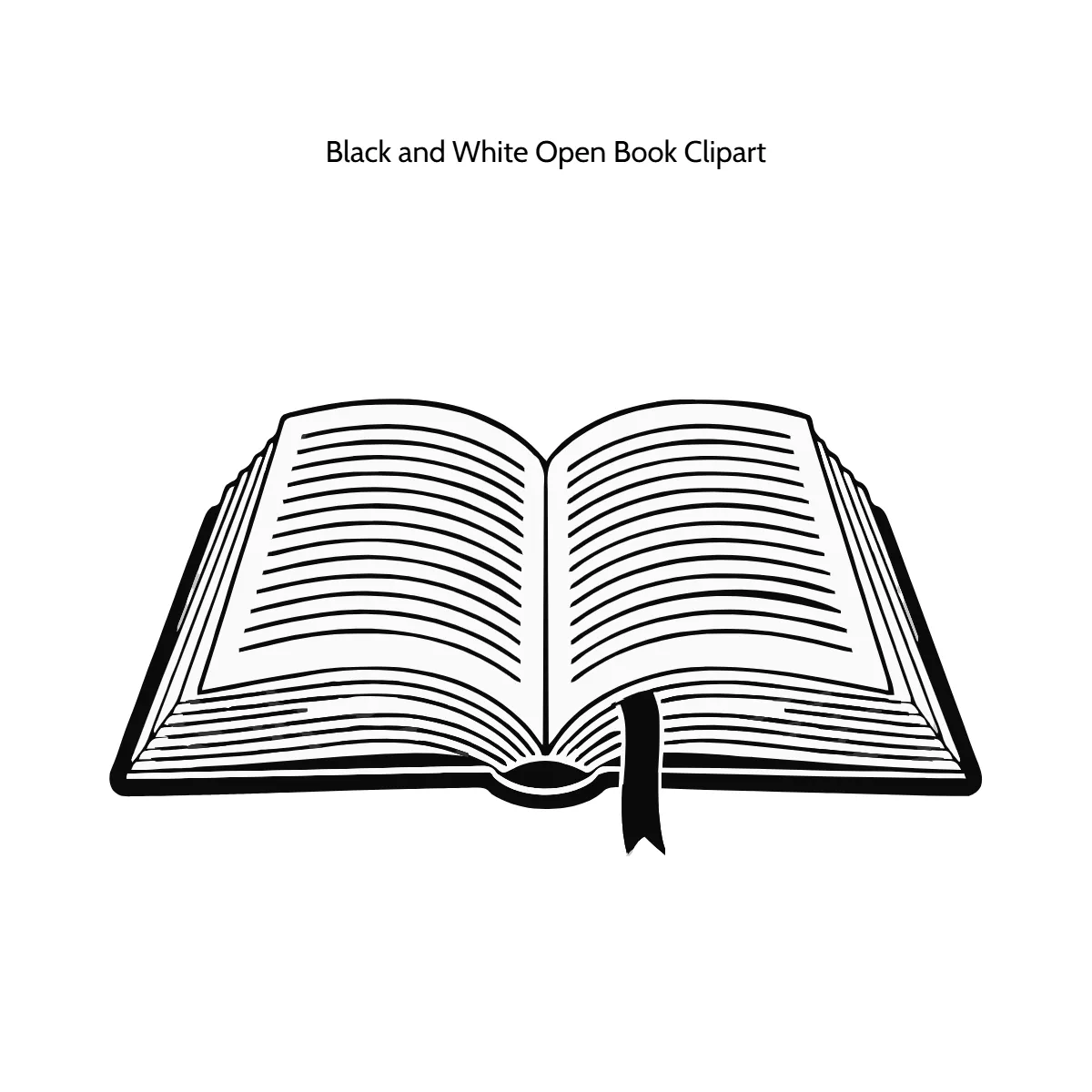 Free Black and White Open Book Clipart Template to Edit Online Free Black and White Open Book Clipart Template to Edit Online