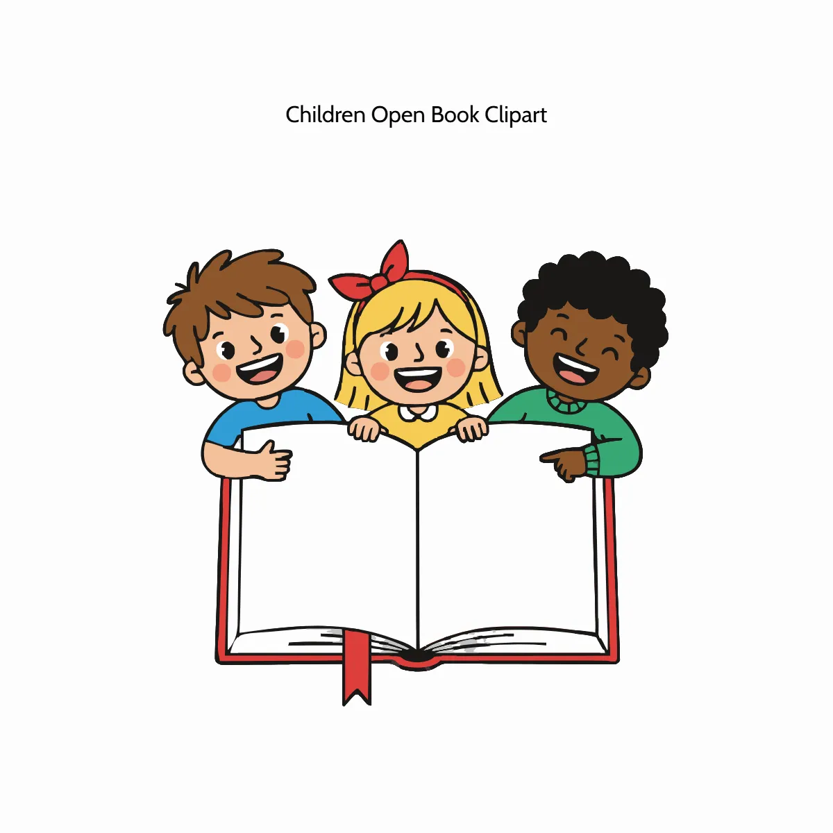 Free Children Open Book Clipart Template to Edit Online Free Children Open Book Clipart Template to Edit Online