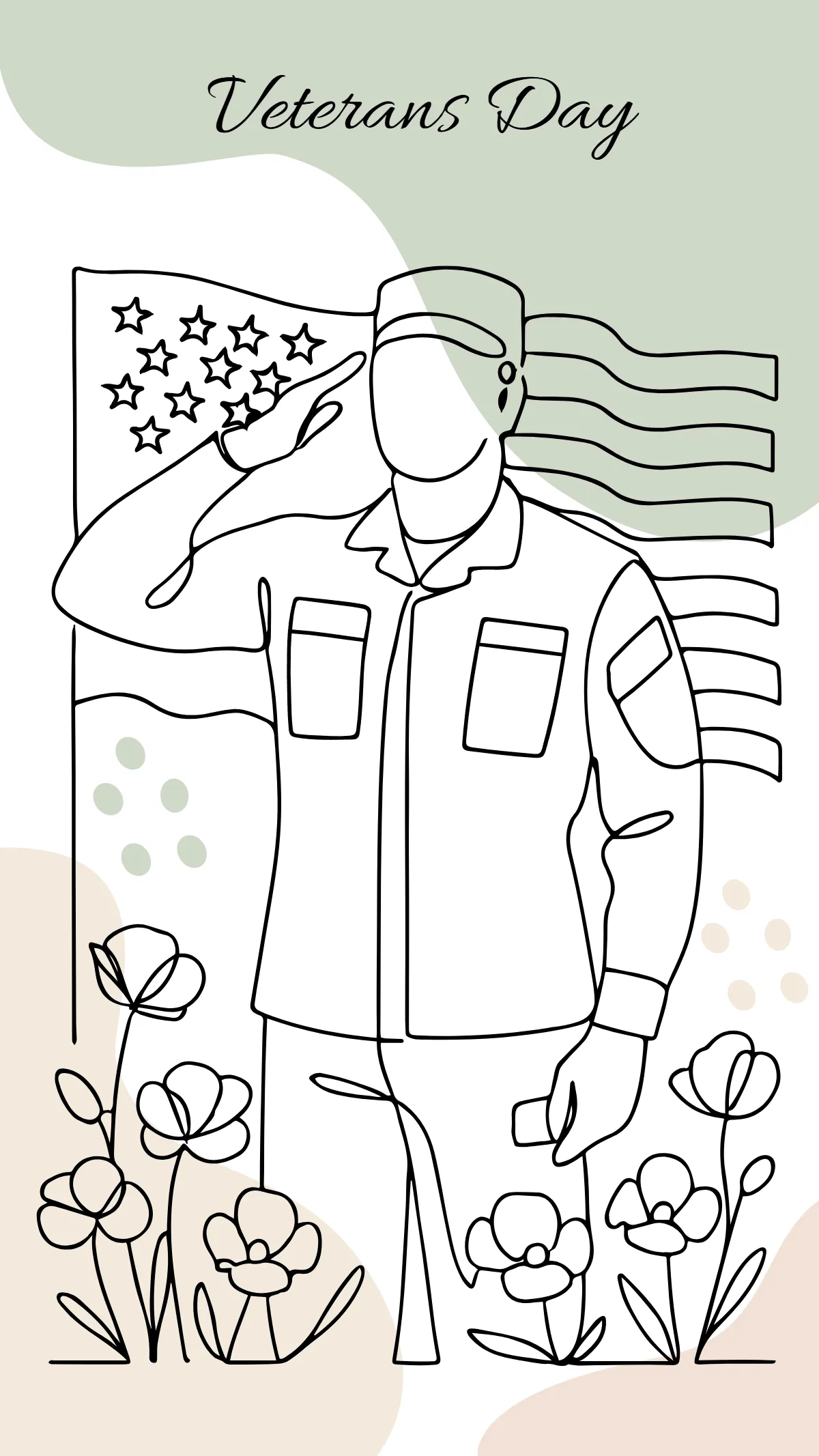 Free Aesthetic Veterans' Day Drawing Wallpaper Template to Edit Online Free Aesthetic Veterans' Day Drawing Wallpaper Template to Edit Online