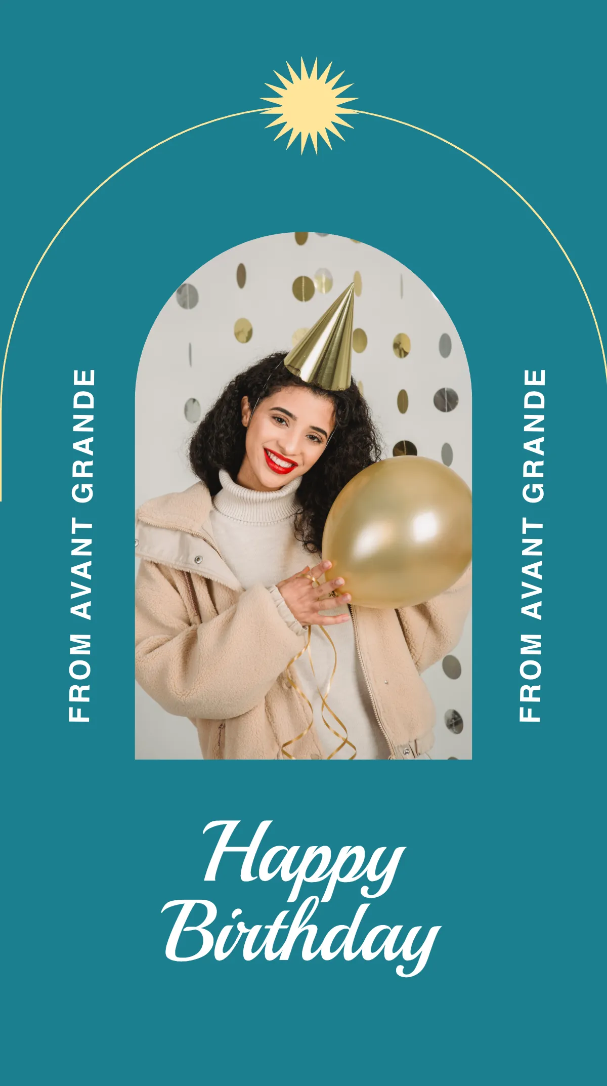 Free Happy Birthday Instagram Story Template to Edit Online