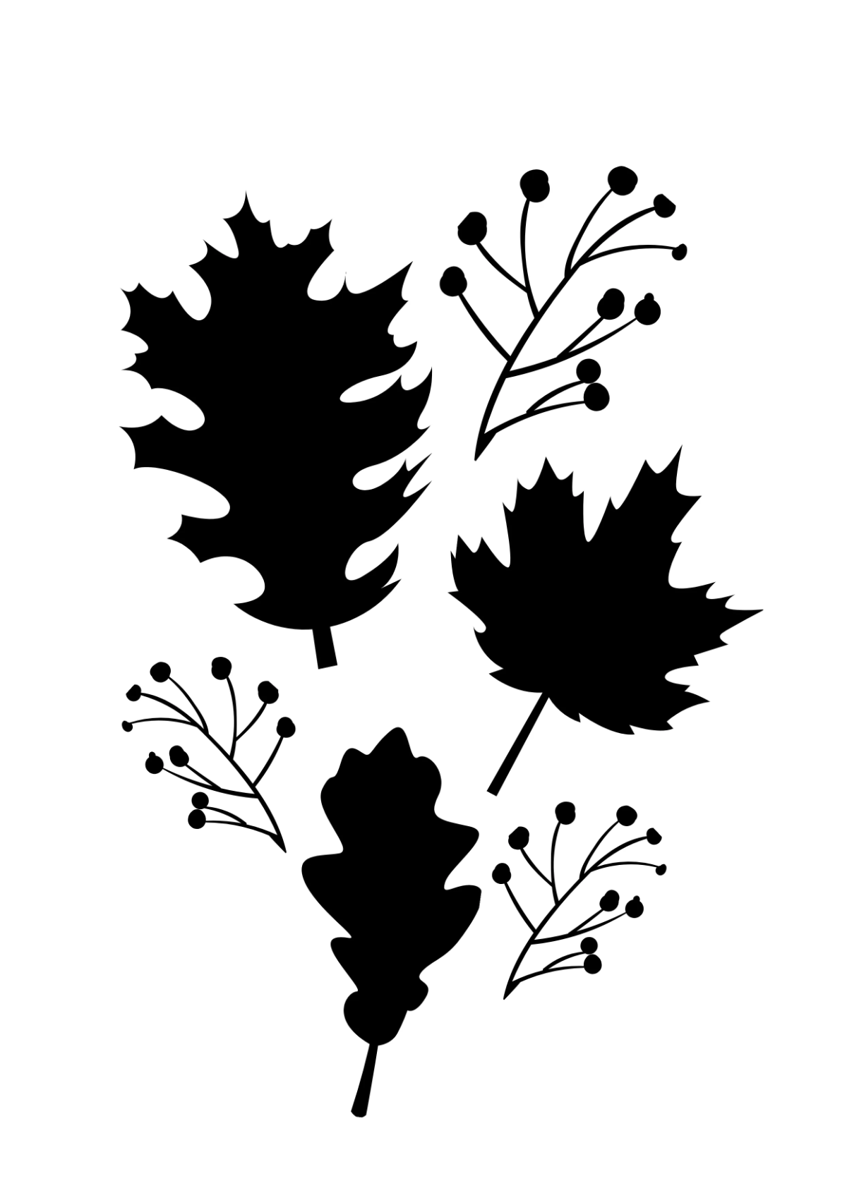Free Autumn Leaf Stencil Template to Edit Online Free Autumn Leaf Stencil Template to Edit Online