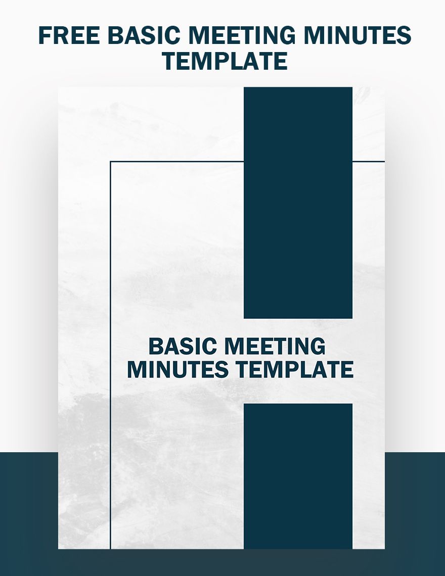 Basic Meeting Minutes Template
