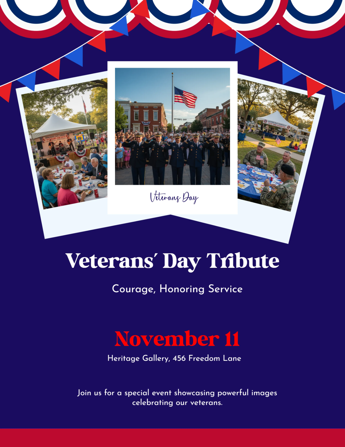 Free Veterans' Day Images Flyer Template to Edit Online Free Veterans' Day Images Flyer Template to Edit Online