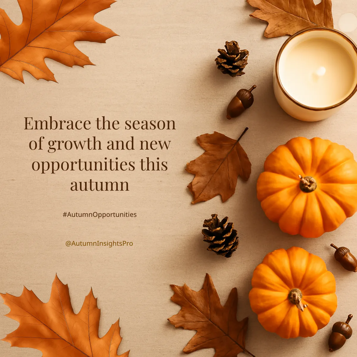 Free Professional Autumn LinkedIn Post Template to Edit Online Free Professional Autumn LinkedIn Post Template to Edit Online