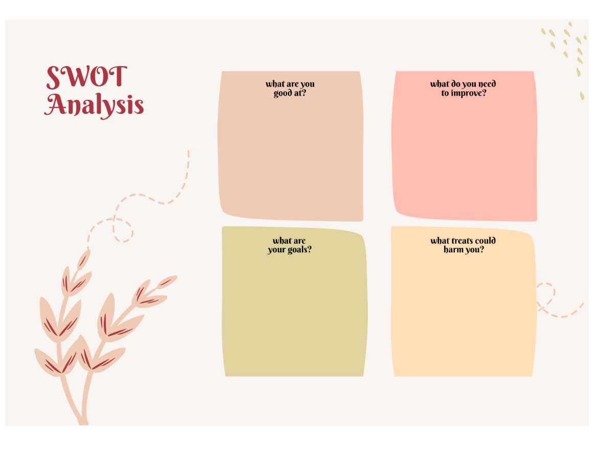 Free Neutral SWOT Analysis Template to Edit Online