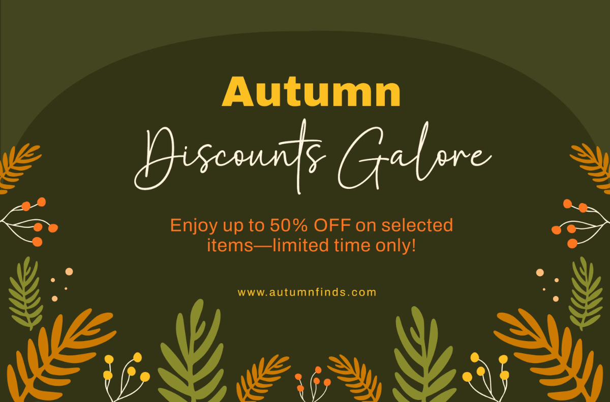 Free Autumn Super Sale Banner Template to Edit Online Free Autumn Super Sale Banner Template to Edit Online