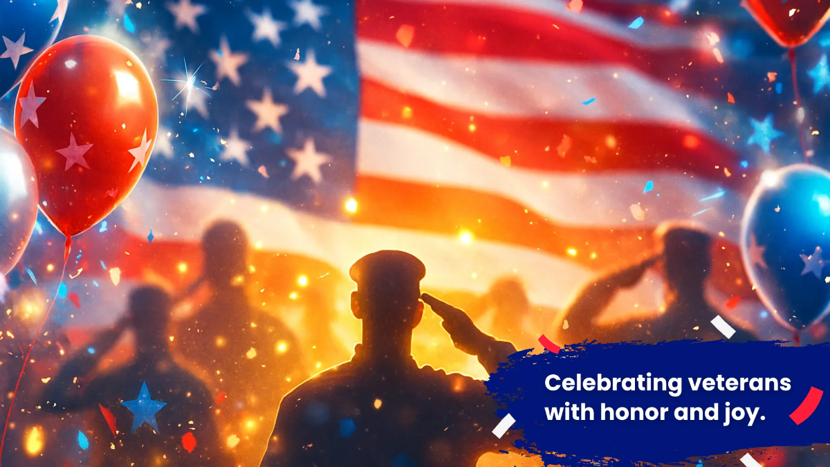 Free Veterans' Day Party Background Template to Edit Online