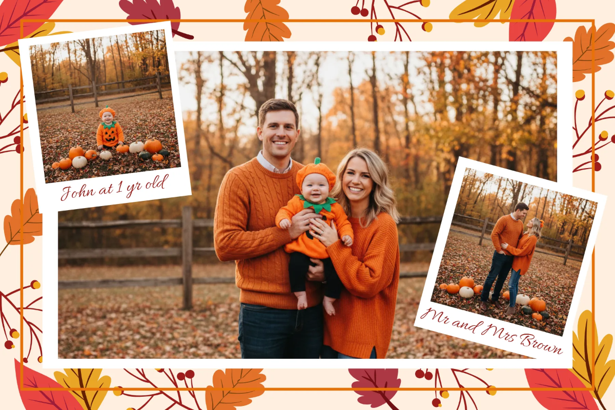 Free Autumn Frame Template to Edit Online Free Autumn Frame Template to Edit Online