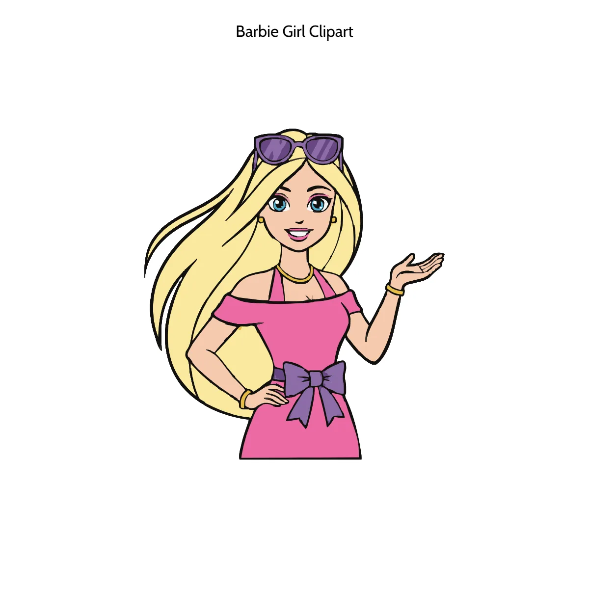 Free Barbie Girl Vector Clipart (PNG, SVG) to Edit Online