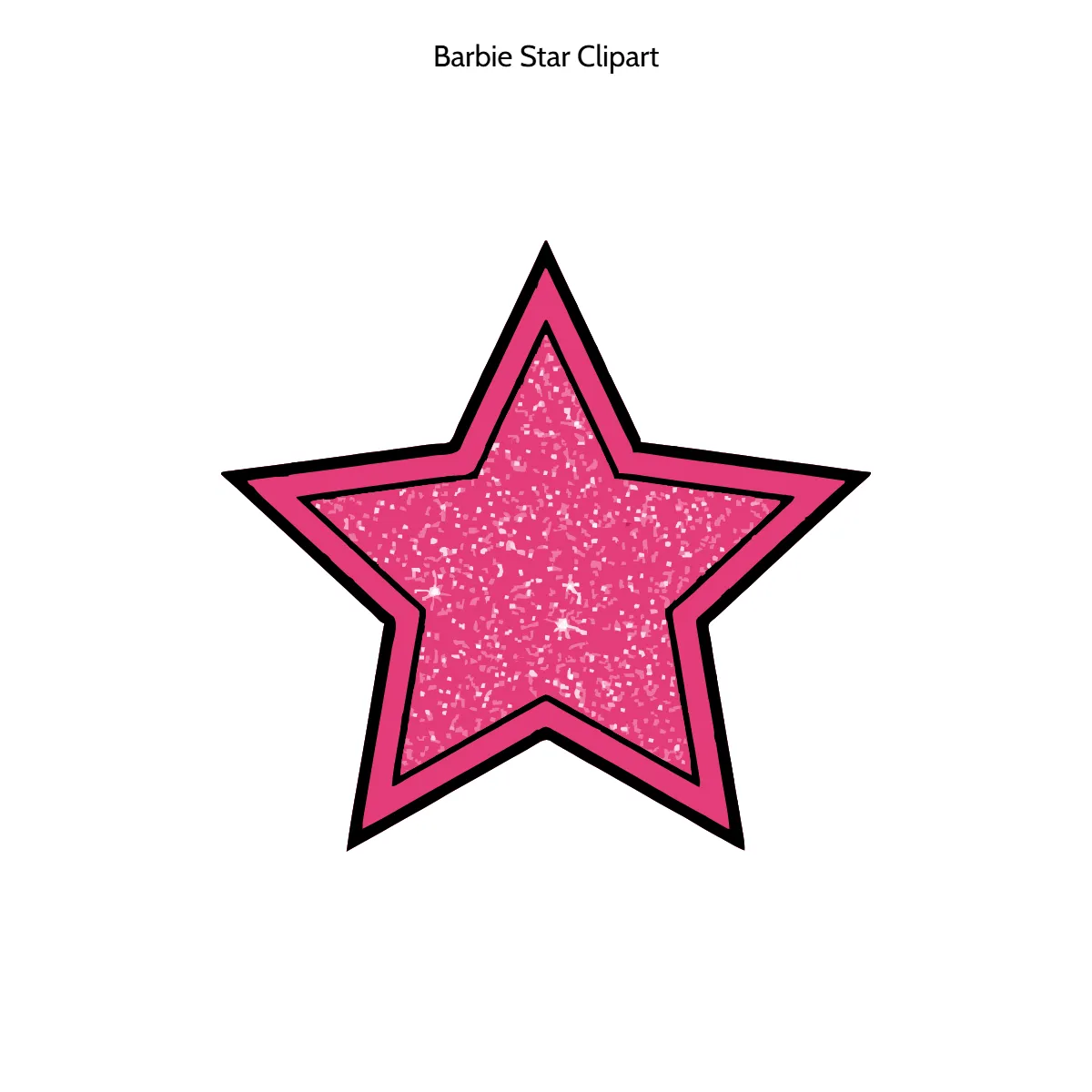 Free Barbie Star Vector Clipart (PNG, SVG) to Edit Online