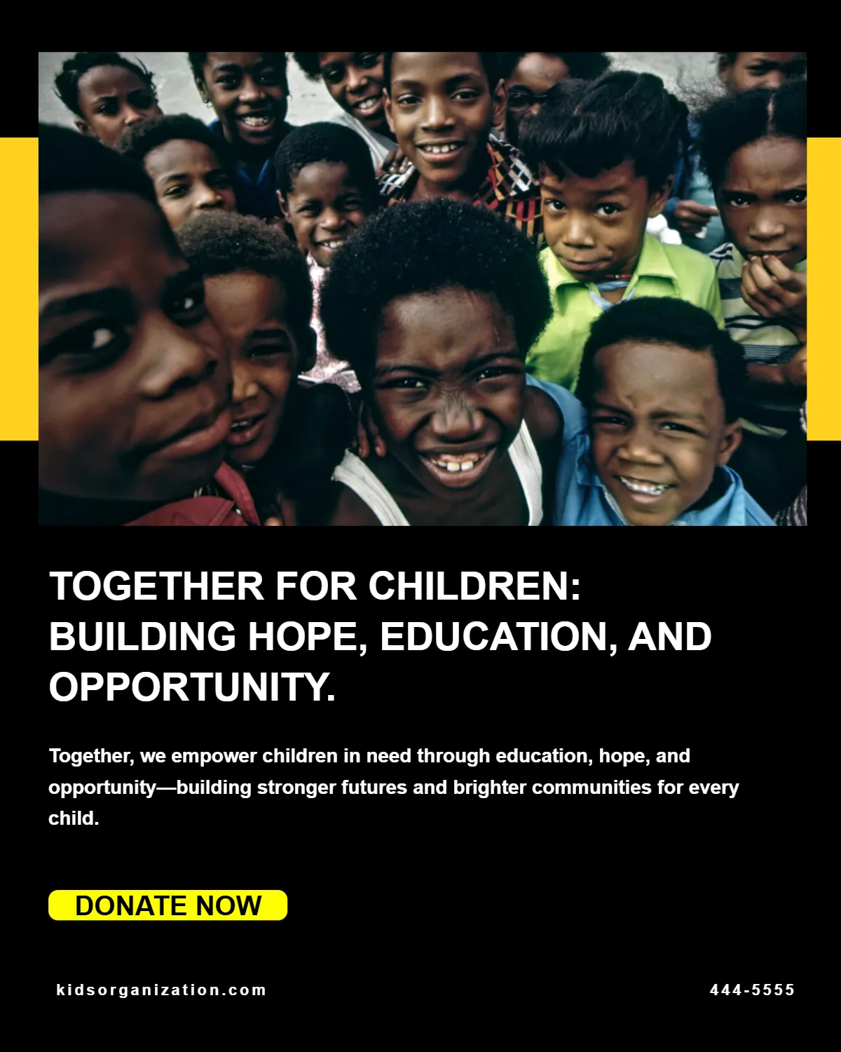 Open Donation Fundraising Newsroom Instagram Post to Download