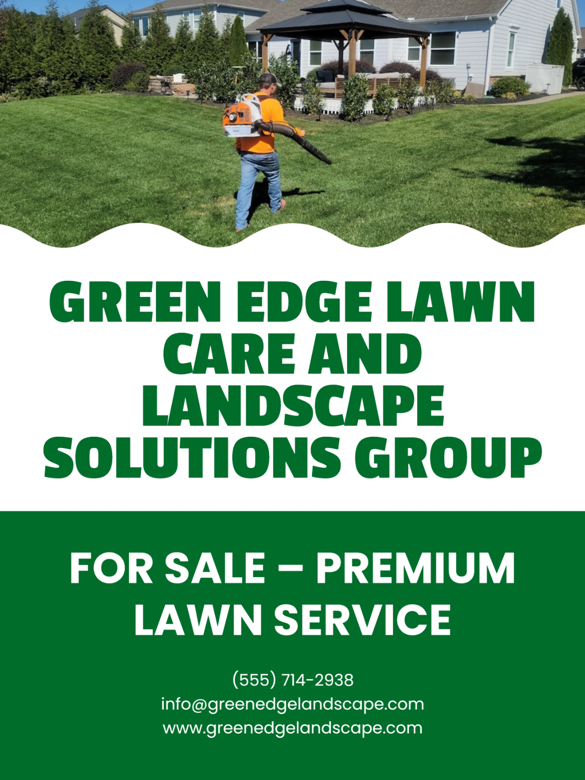 Lawn Care Yard Sign Template