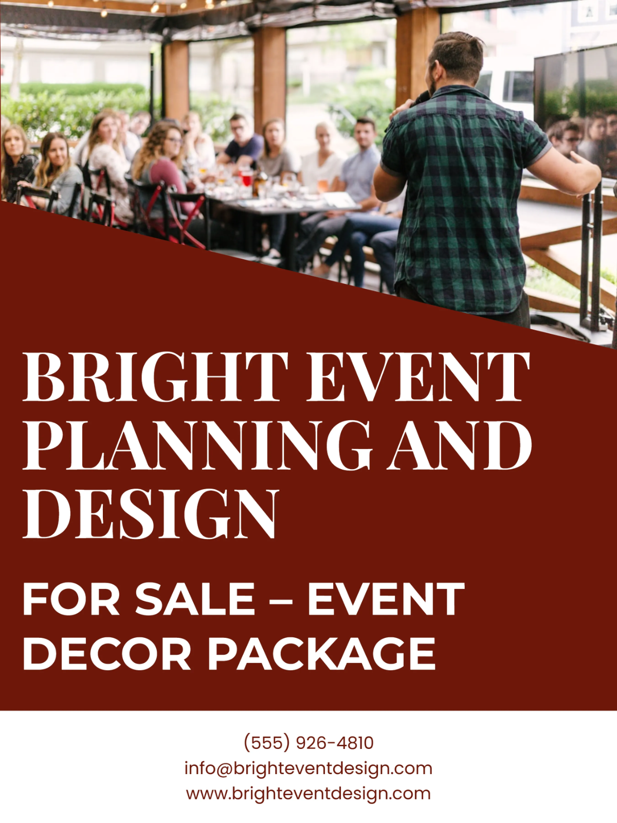 Event Yard Sign Layout Template