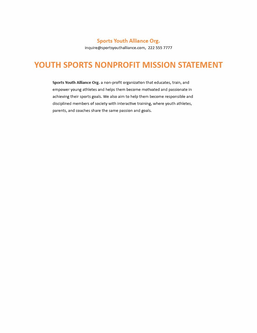 a thesis statement about youth sports