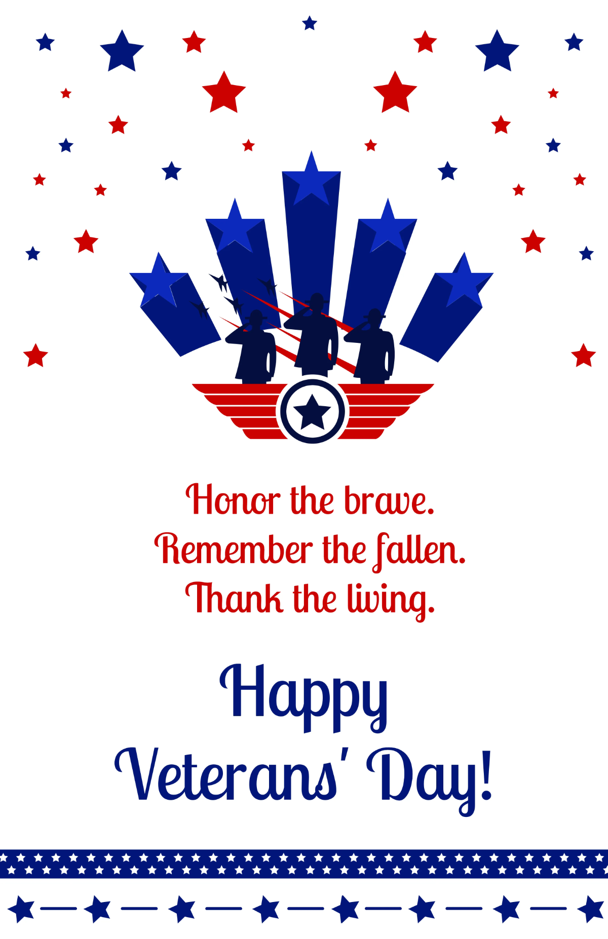 Free Veterans' Day Quote Poster Template to Edit Online Free Veterans' Day Quote Poster Template to Edit Online
