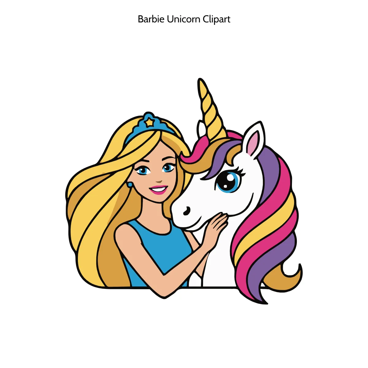 Free Barbie Unicorn Clipart Template to Edit Online Free Barbie Unicorn Clipart Template to Edit Online