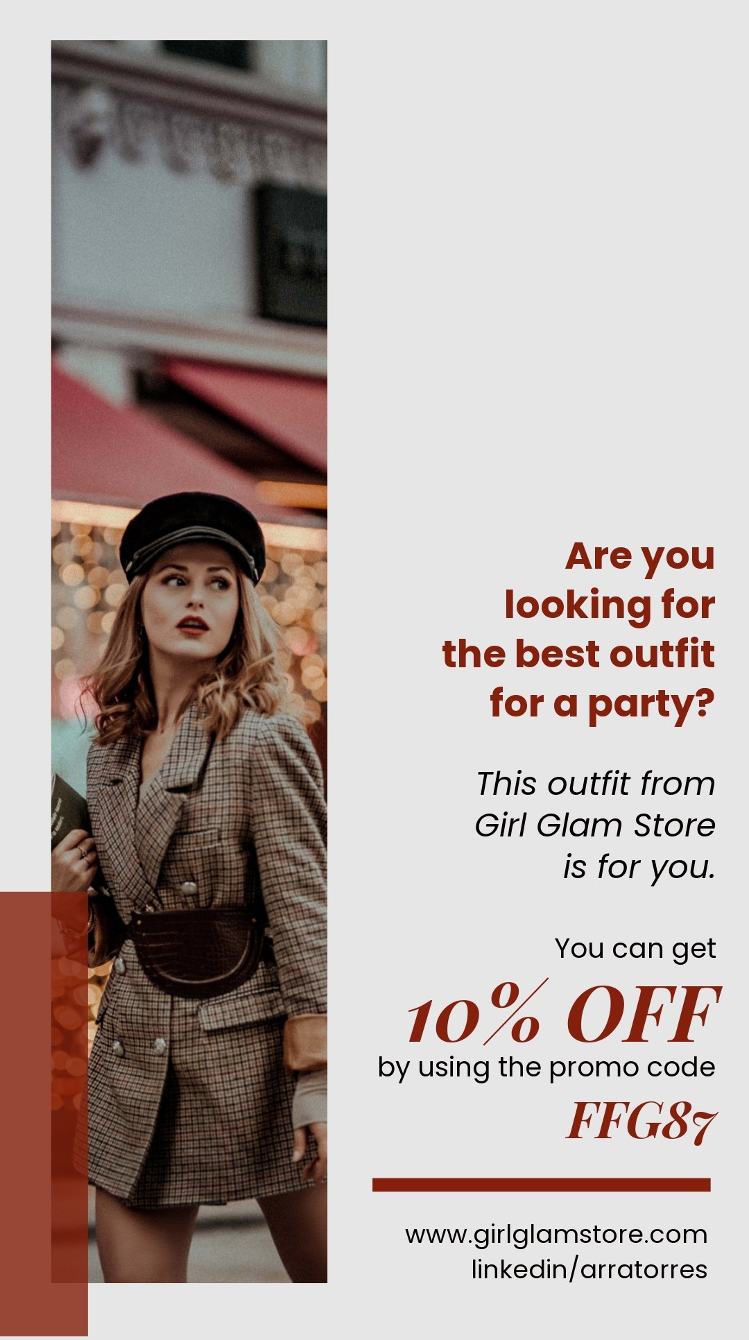 Free Fashion Influencer Instagram Story Template