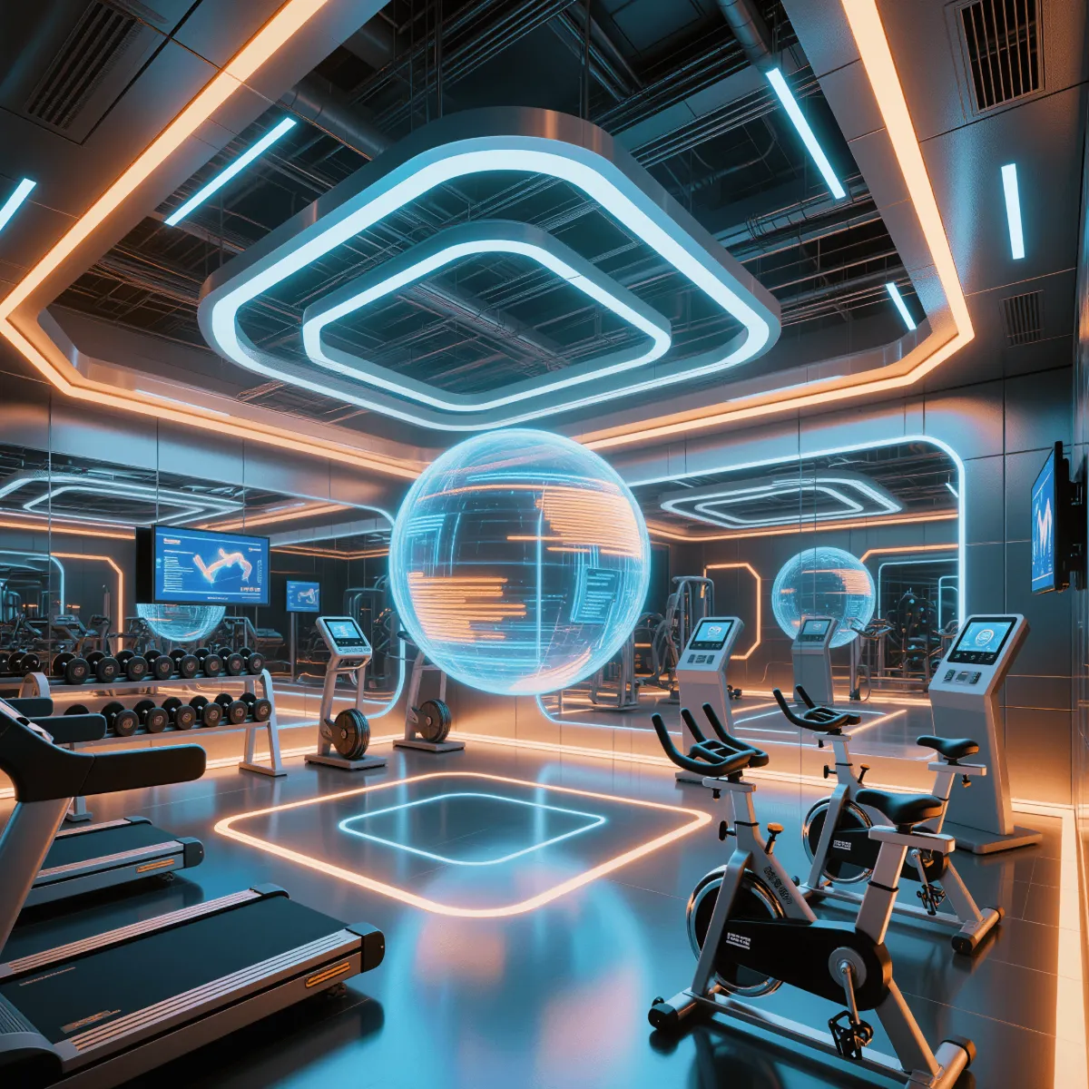 Futuristic Gym