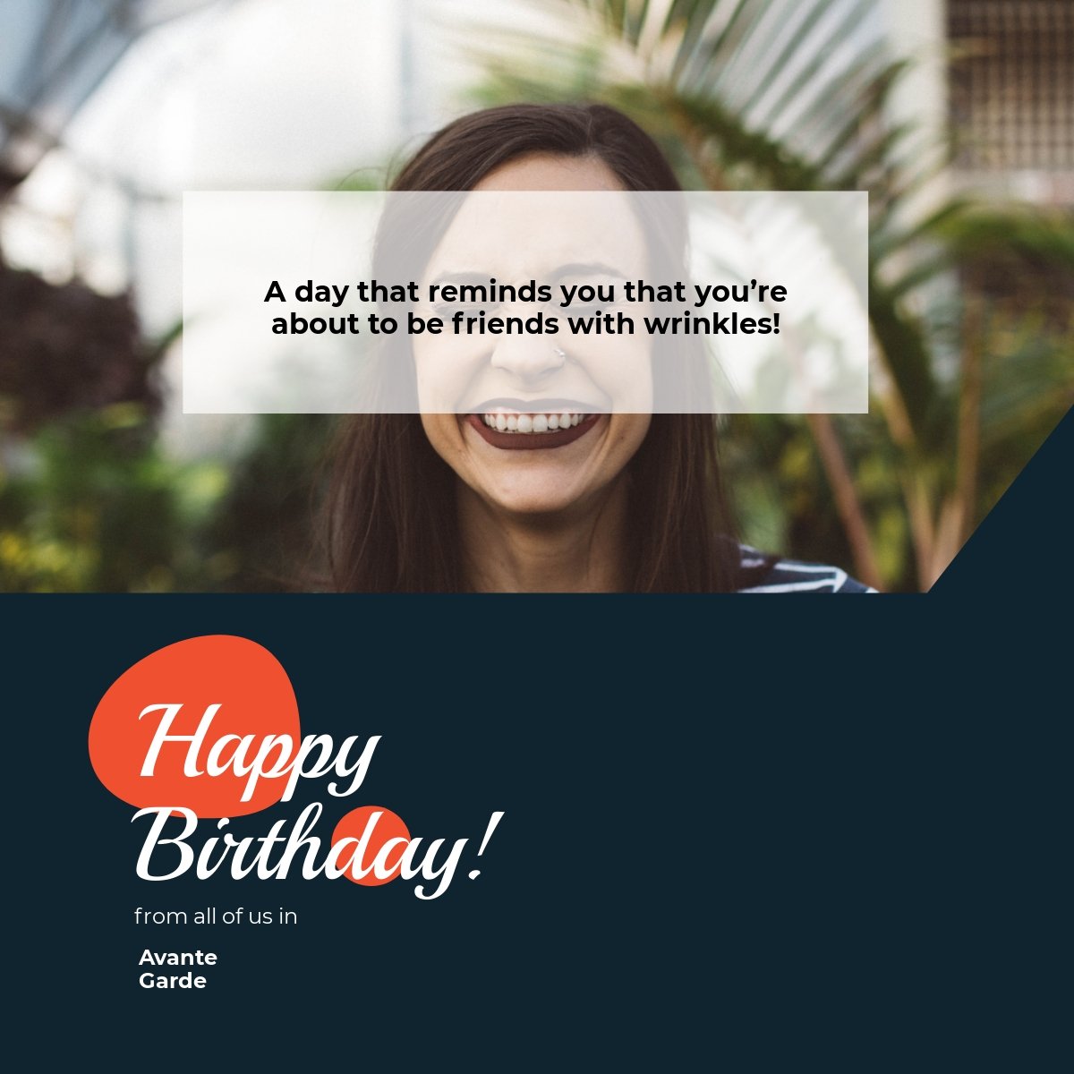 Free Funny Birthday Linkedin Post Template