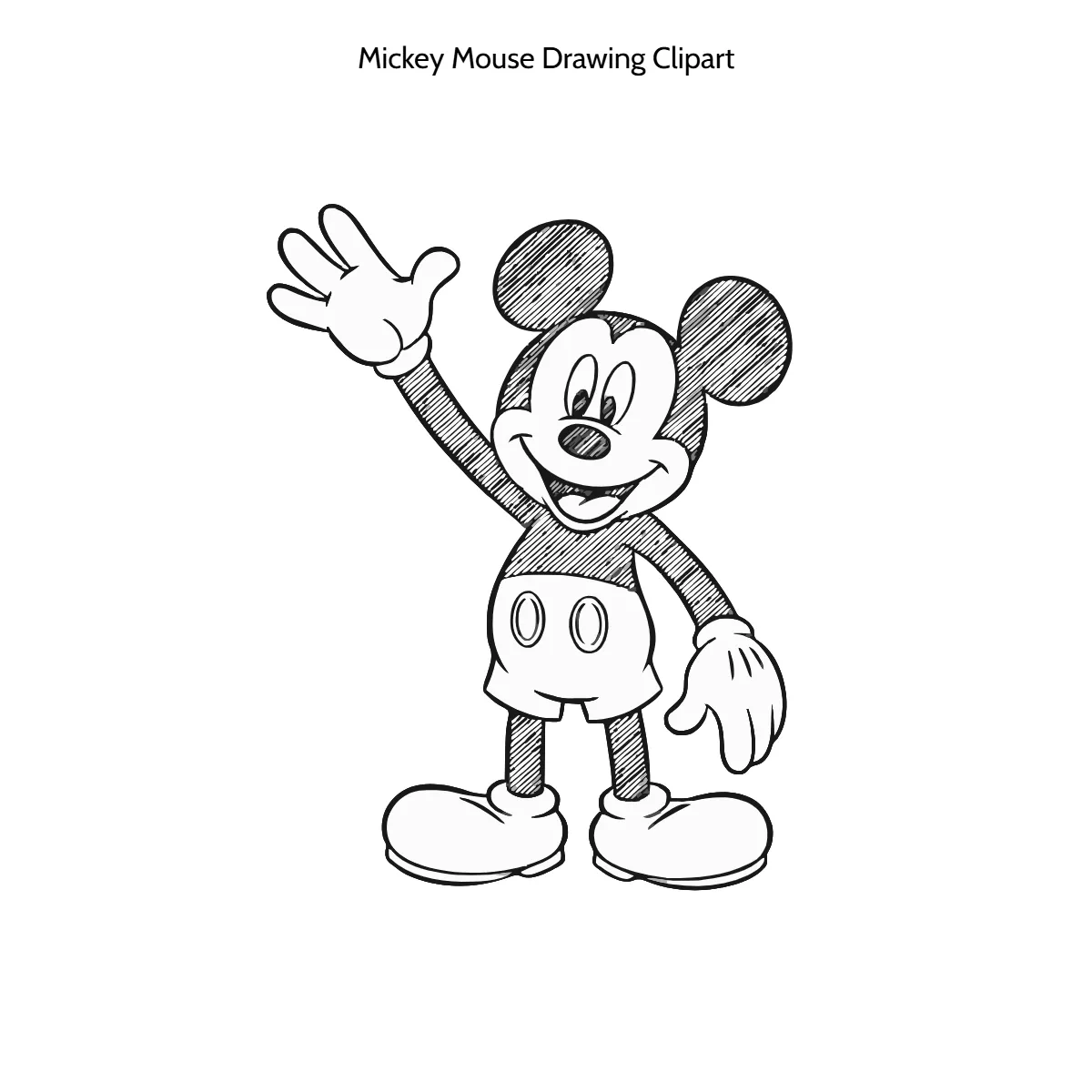 Free Mickey Mouse Drawing Vector Clipart (PNG, SVG) to Edit Online Free Mickey Mouse Drawing Vector Clipart (PNG, SVG) to Edit Online
