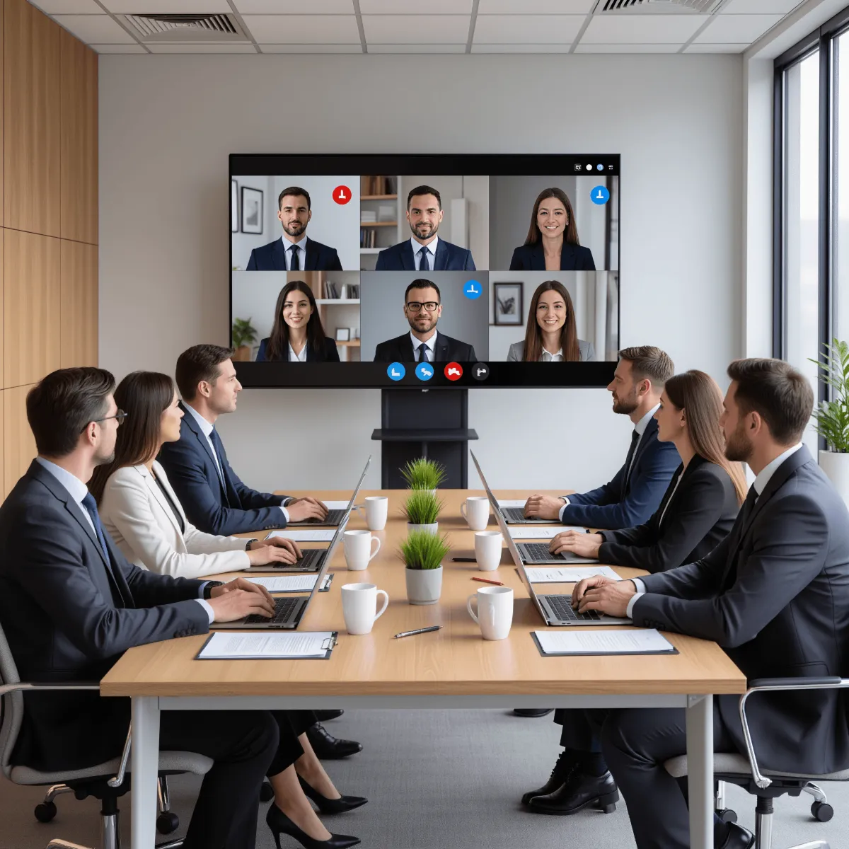 Free Virtual Office Meeting Template to Edit Online