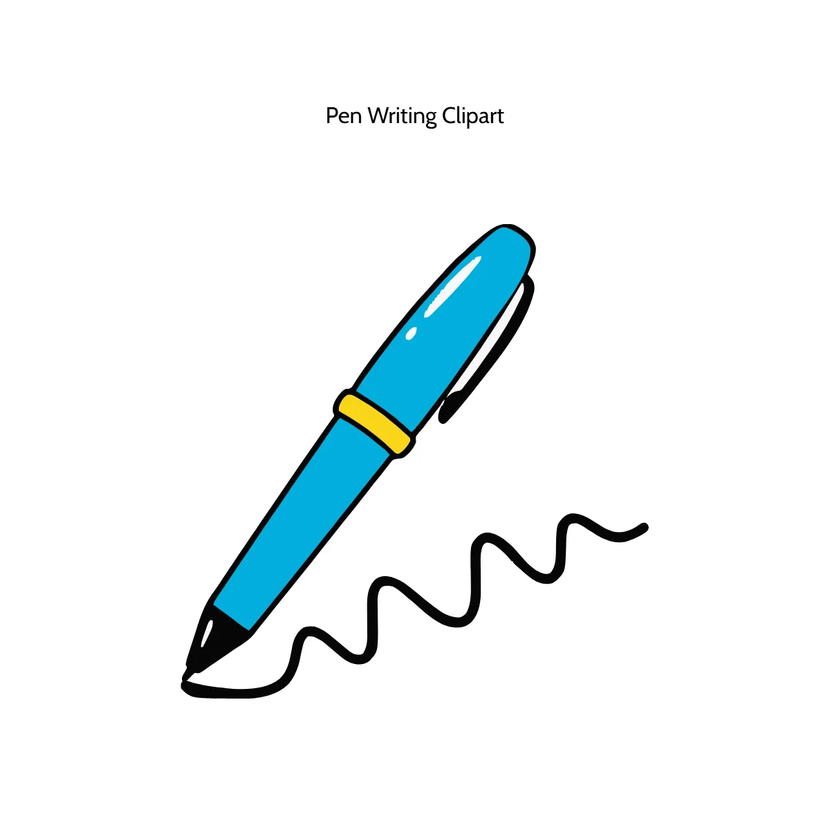 Free Pen Writing Clipart Template to Edit Online